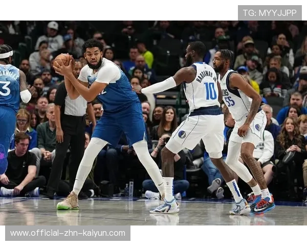 唐斯篮下强势补篮，森林狼打出得分回应